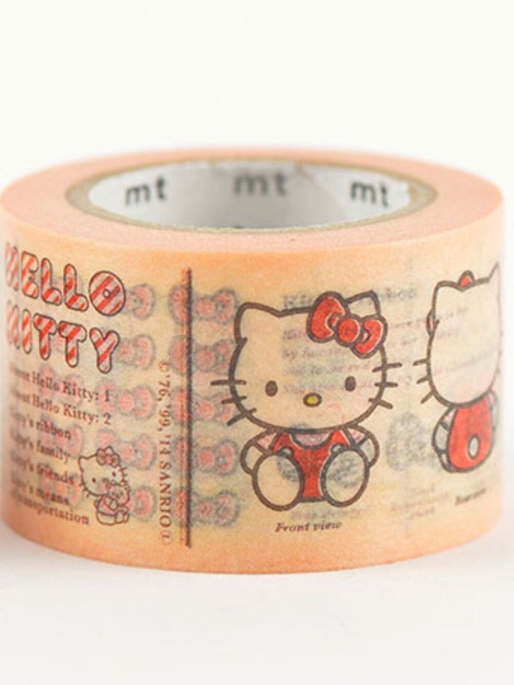 Hello Kitty Sanrio anniversary x MT encyclopedia washi tape and San-X Afro Ken